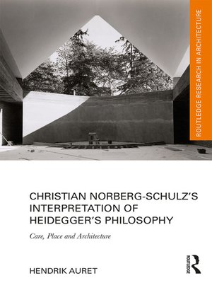 cover image of Christian Norberg-Schulz's Interpretation of Heidegger's Philosophy